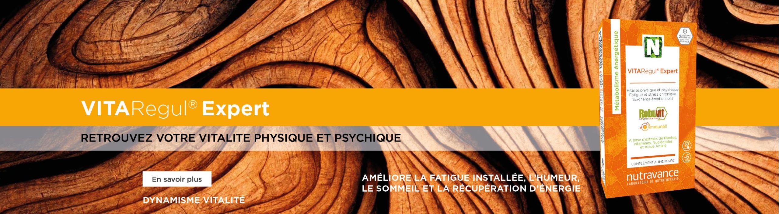 Améliore la fatigue installée, l'humeur, le sommeil et la récupération d'énergie